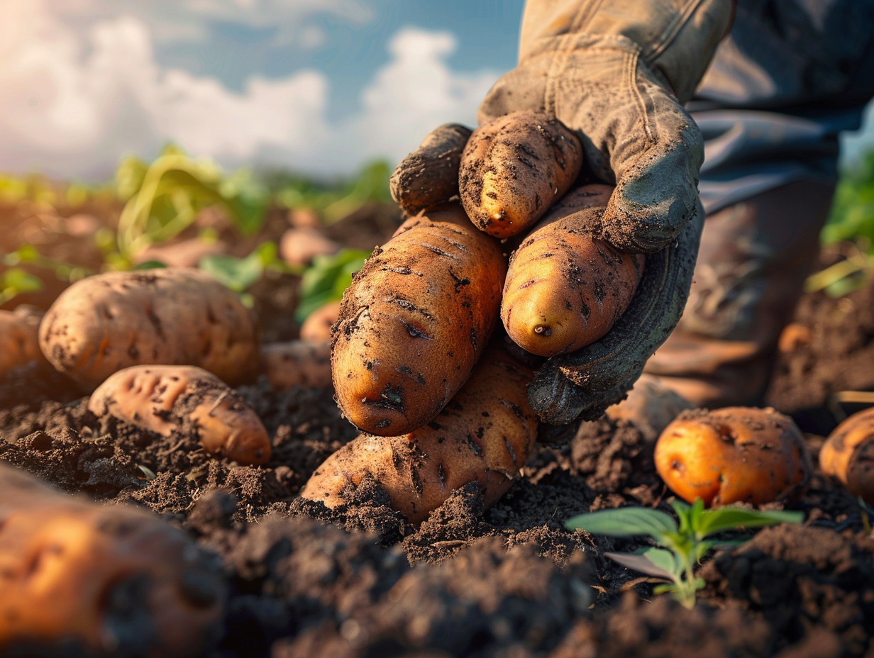 patate douce potager