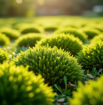 Mousse pelouse : pourquoi tant de mousse dans la pelouse ? Pelouse verte avec mousse éclatante en plein jour