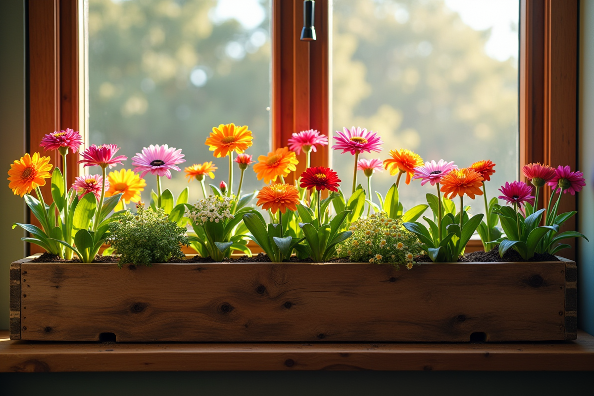 fleurs jardinière