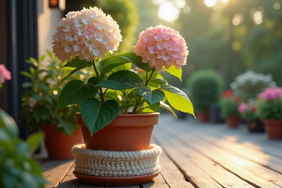 hortensia jardin