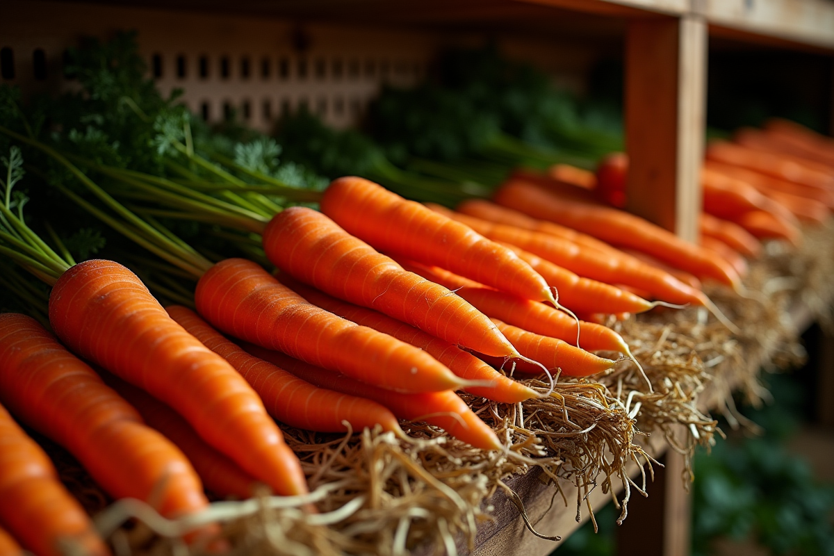 carottes stockage