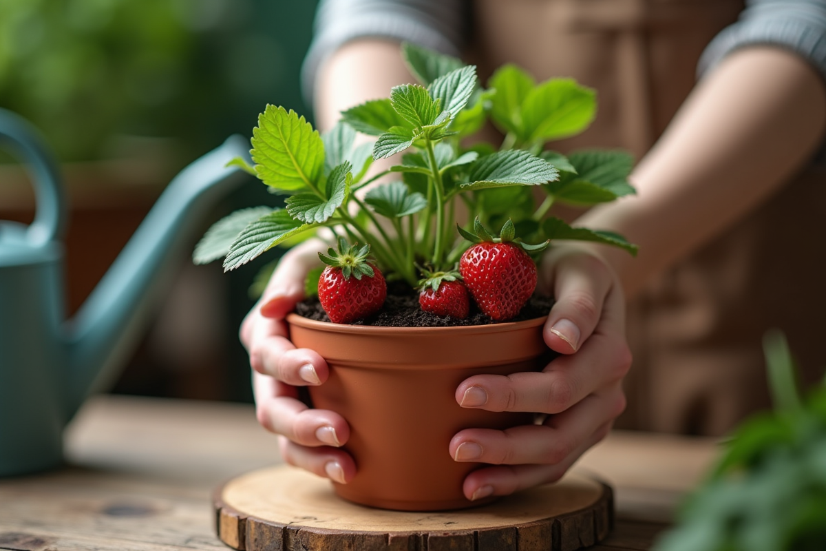 fruits en pot