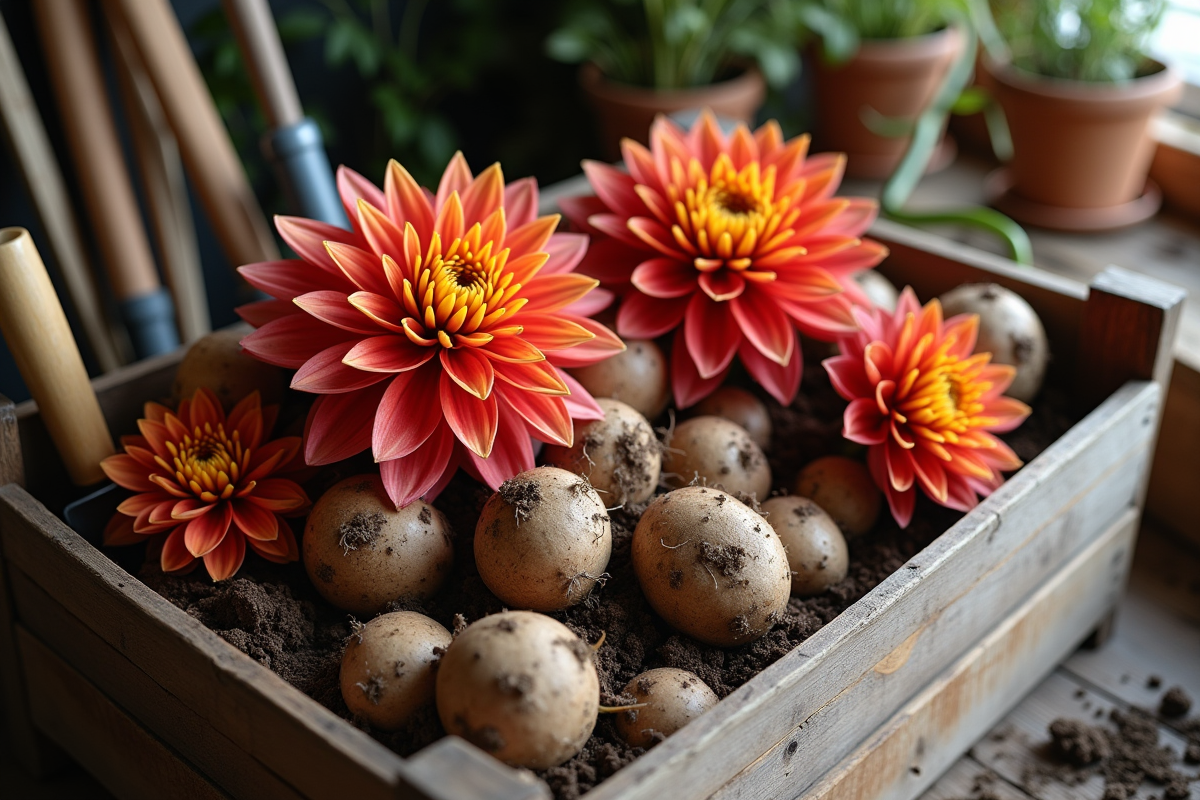 dahlia tubercules